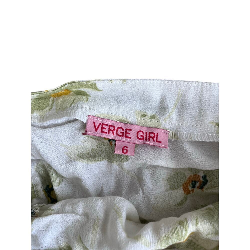 Verge Girl Floral Mini Skirt Size AU6/US2 - Picture 4 of 5